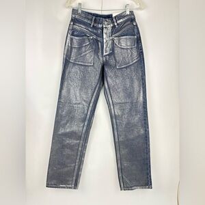 NWT BDG Urban Outfitters Metallic Cowboy Jeans Size 27